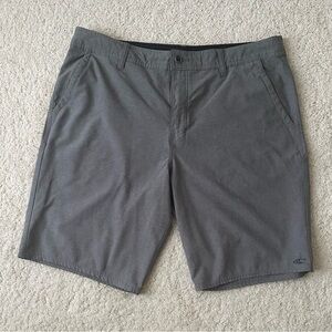 Men’s O’Neill Hybrid Board Shorts Gray Size 36